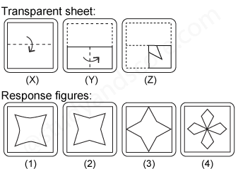 paper folding and cutting concepts, paper cutting question and answers, paper folding question and answers, paper cutting, paper folding, paper cutting detailed solutions and explanations, paper folding detailed solutions and explanations